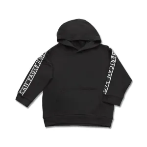 AE - Kids 'Black' Pullover Fleece Hoodie AE906