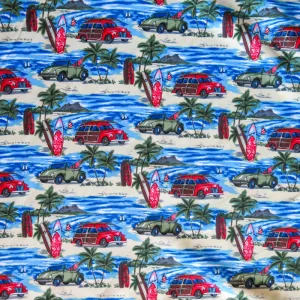 Beach Bummin Microfiber Boardshort Fabric - 29" Remnant