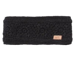 Black Head Band, Wool Head band, head wrap,  Womens Headwrap,