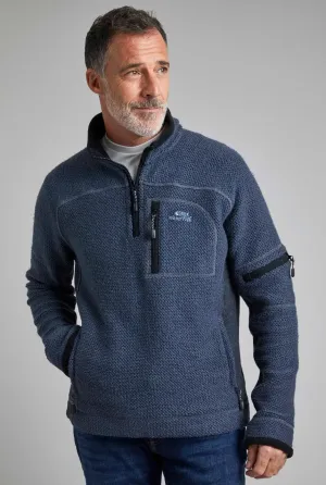 CADDIS 1/4 ZIP MACARONI 12161-NAVY