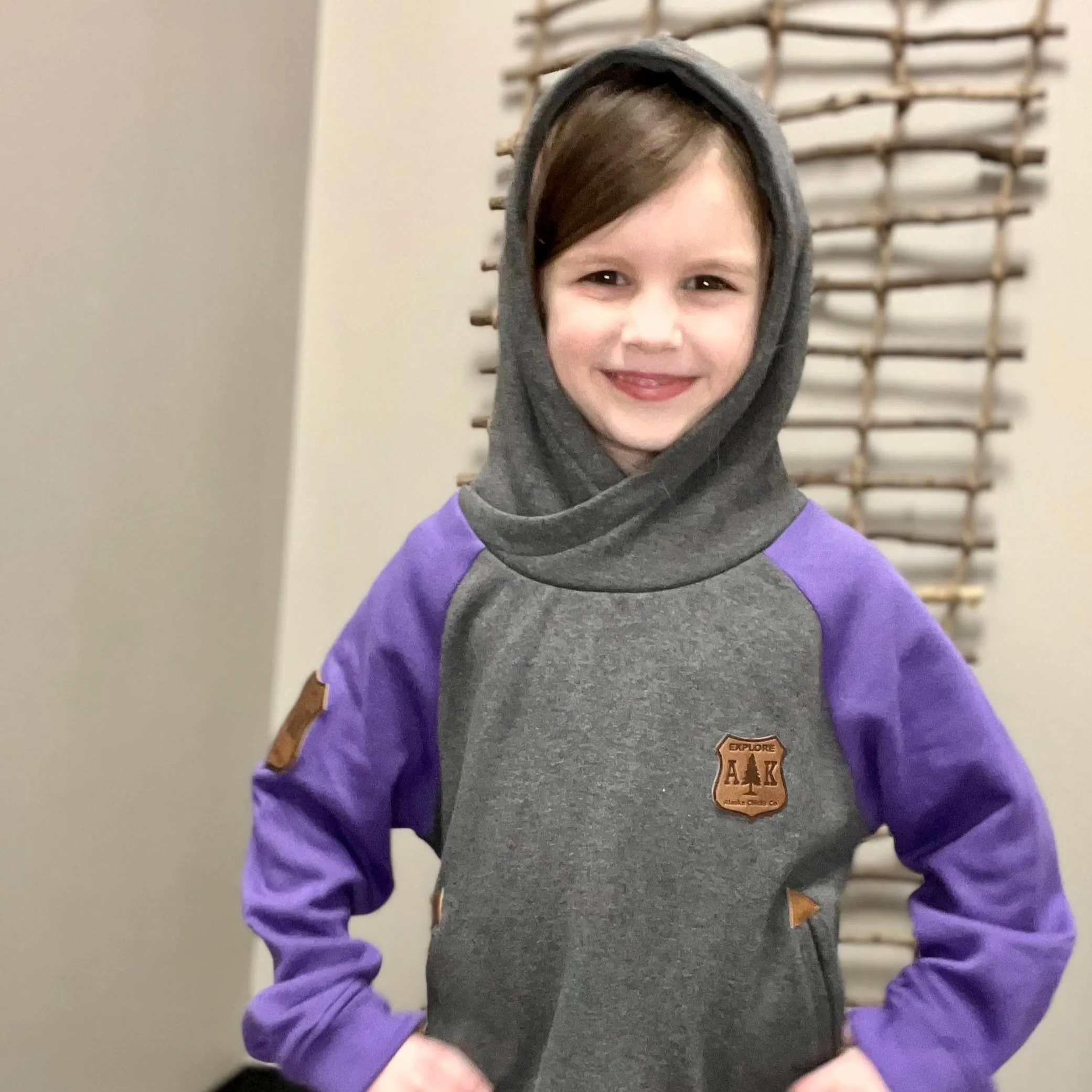 Girl's Two-Toned Hoodie