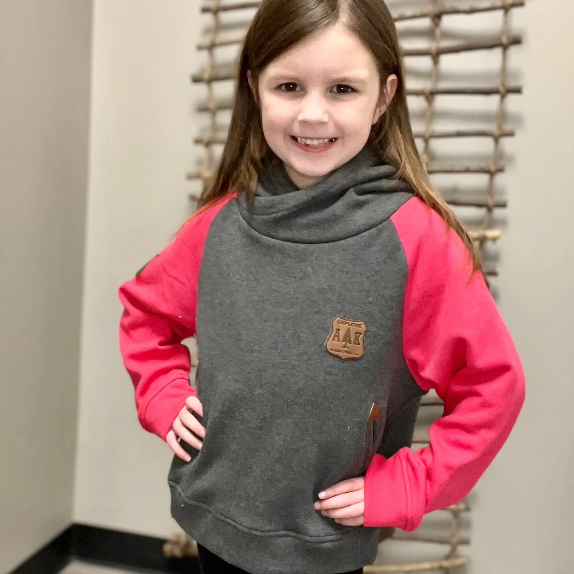 Girl's Two-Toned Hoodie