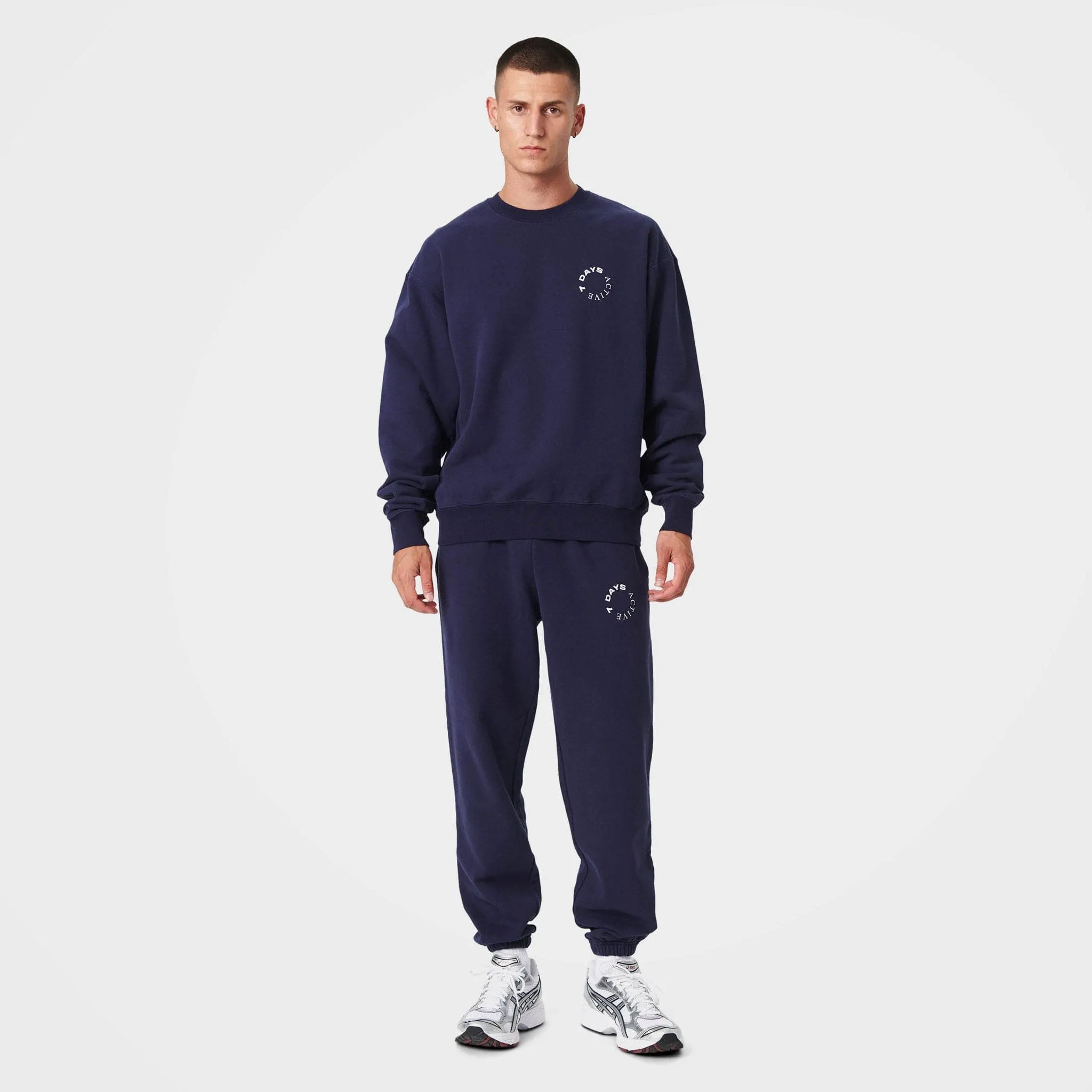 Navy Organic Cotton Sweatpants by 7Days Active