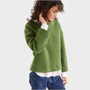 Sacré-Coeur Betty Knit Sweater in Vibrant Green