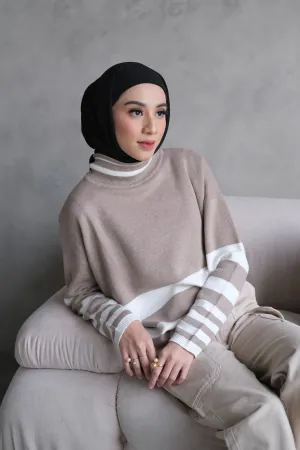 Sora Sweater - Milky - Atasan Wanita Bahan Knit - KW1012230